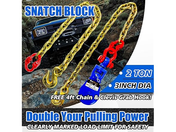 2 Ton Snatch Block Kit