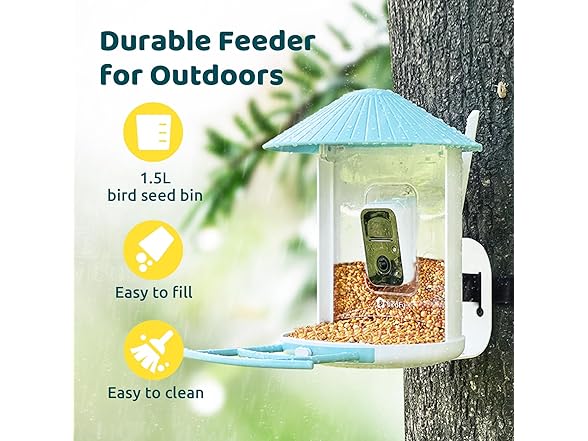 NETVUE Birdfy AI Smart Bird Feeder