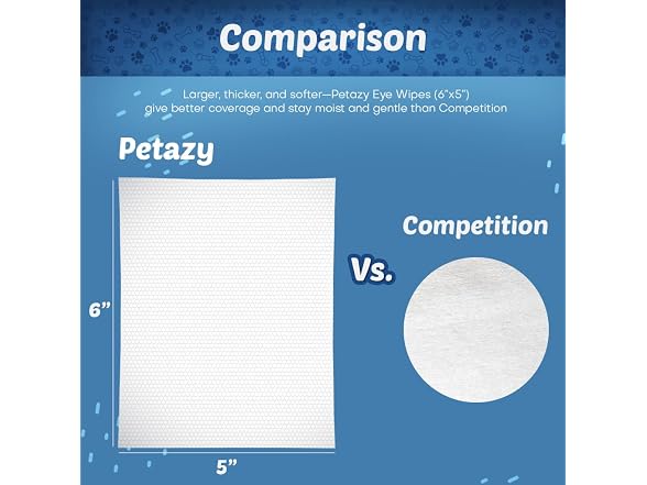 Petazy Pet Eye Wipes Tear Stain Remover