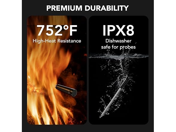 Ultrean Smart Wireless Meat Thermometer