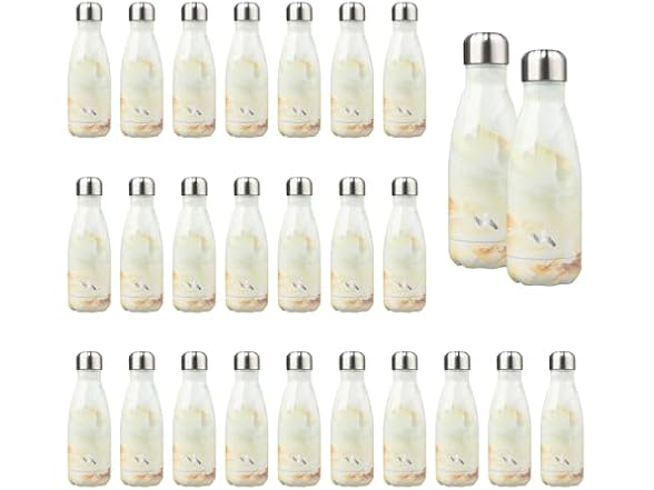 Konokyo 24 Pack Stainless Steel Water Bottle Jade