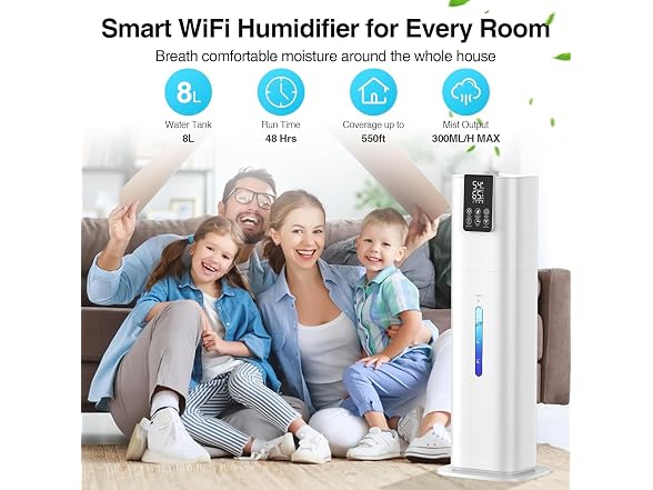 Honovos 8L Smart Top Fill Humidifier