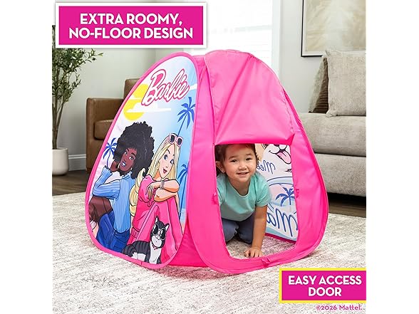 Barbie™ Malibu Pop Up Play Tent for Kids