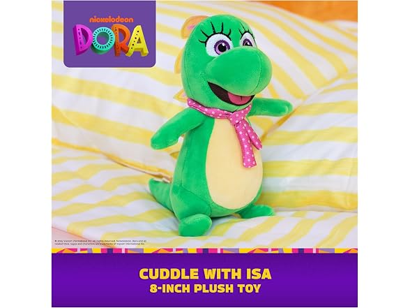 Official Dora Isa Plush Toy, 8-Inch Stuffed Animal