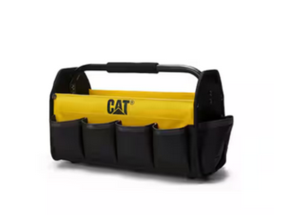 CAT 84670 TOOL STORAGE TOTE 17IN Black and Yellow