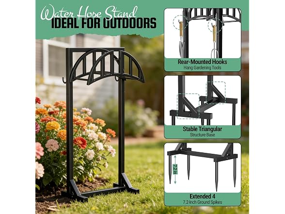 YQSLYSF Garden Hose Holder Stand