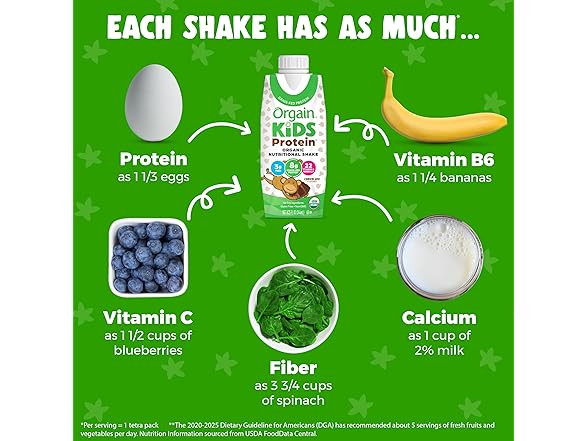 Orgain Orgain Kids Protein Shake 12pk