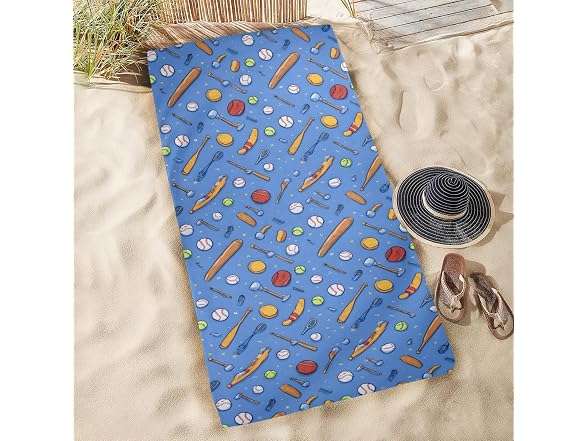 Cute Baseball Sorts Equipment Microfiber