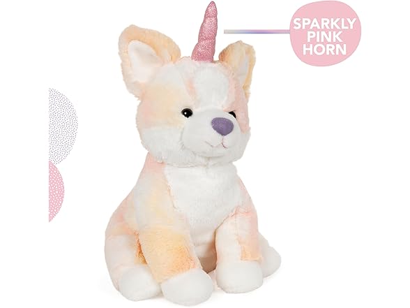 GUND Glamour Corgicorn Plush Stuffed Unicorn Corgi Dog