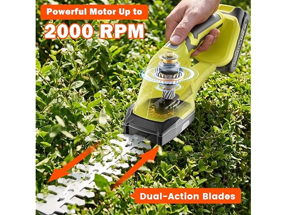 KOMASTY Hedge Trimmer Cordless