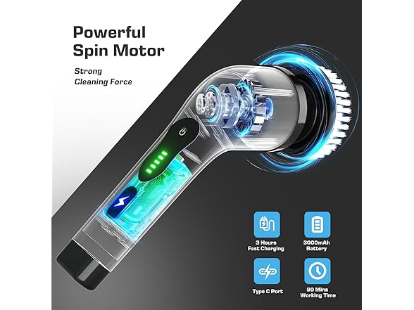 Kingwell Electric Spin Scrubber