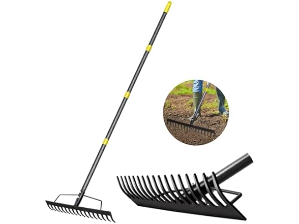 Angogoo Heavy Duty Metal Rakes