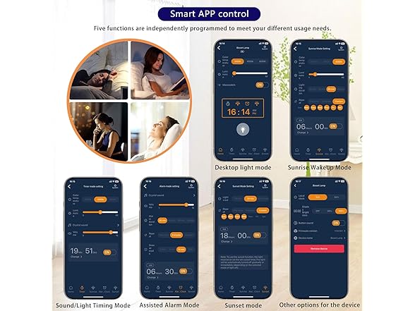 JUXLamp Light Therapy Alarm Clock