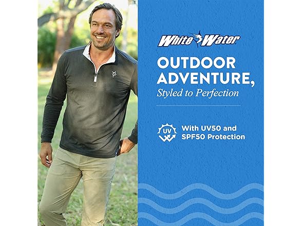 White Water Monterey Long Sleeve Golf