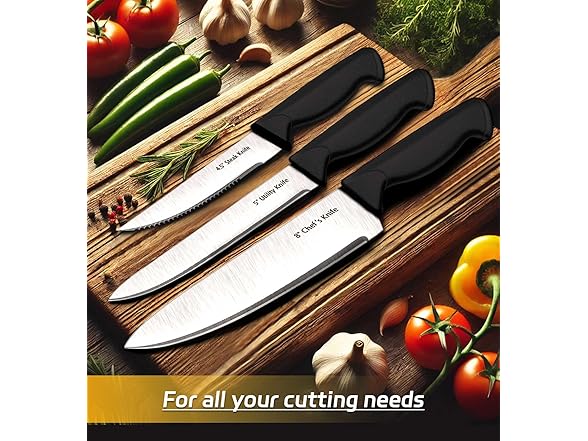HENKELIVING 14-Piece Kitchen Knife Set
