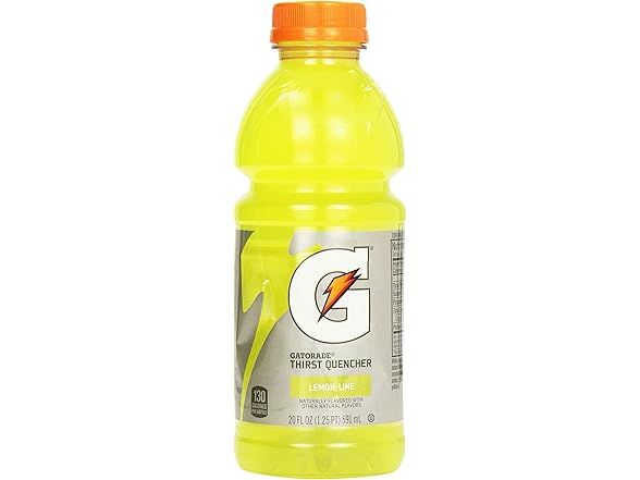 Gatorade Lemon Lime, 20oz, 8ct
