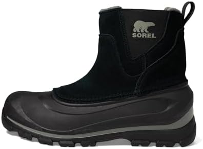 SOREL Men's Buxton Pull On Waterproof Boot - Black, Quarry - 10.5