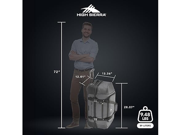 High Sierra 28” Wheeled Rolling Duffle Bag