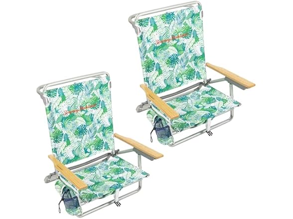 Tommy Bahama 2-Pack 5-Position Backpack Chair