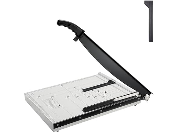 Paper Cutter, Guillotine Trimmer, 18" Cut