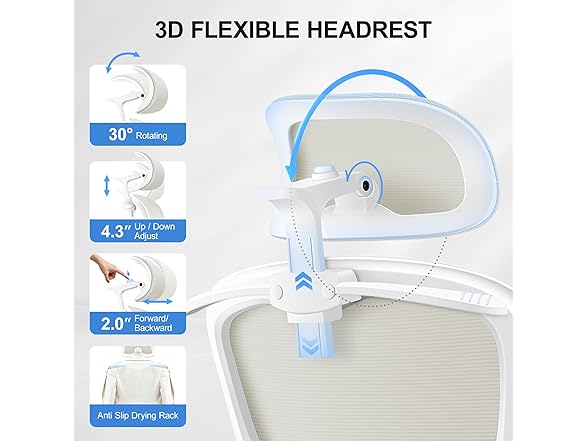 ALLGOD W0893 AG2504H Ergonomic Office Chair2