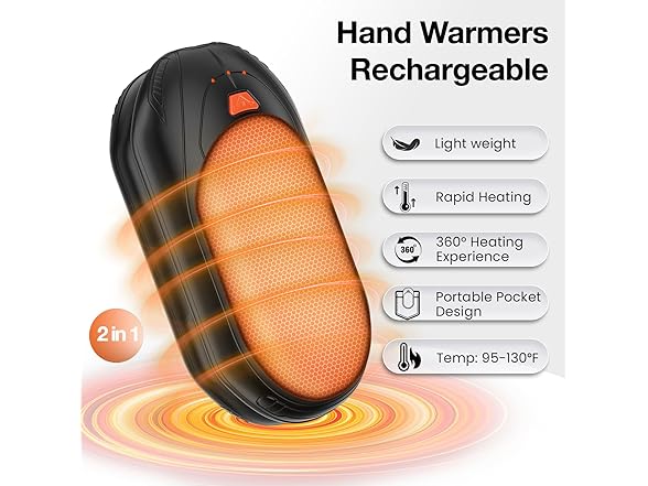 UNIHAND Rechargeable Hand Warmers