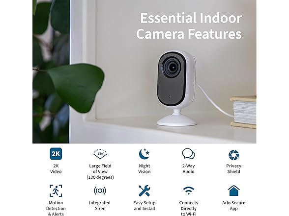ARLO VMC3060 Essential 2nd Gen 2K Single Cam
