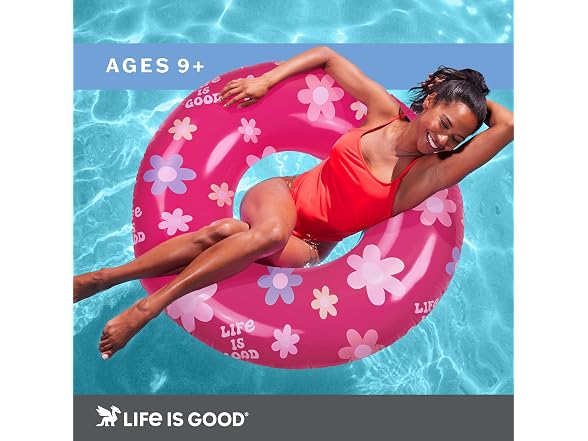 Life Is Good Inflatable Swim Tube Float