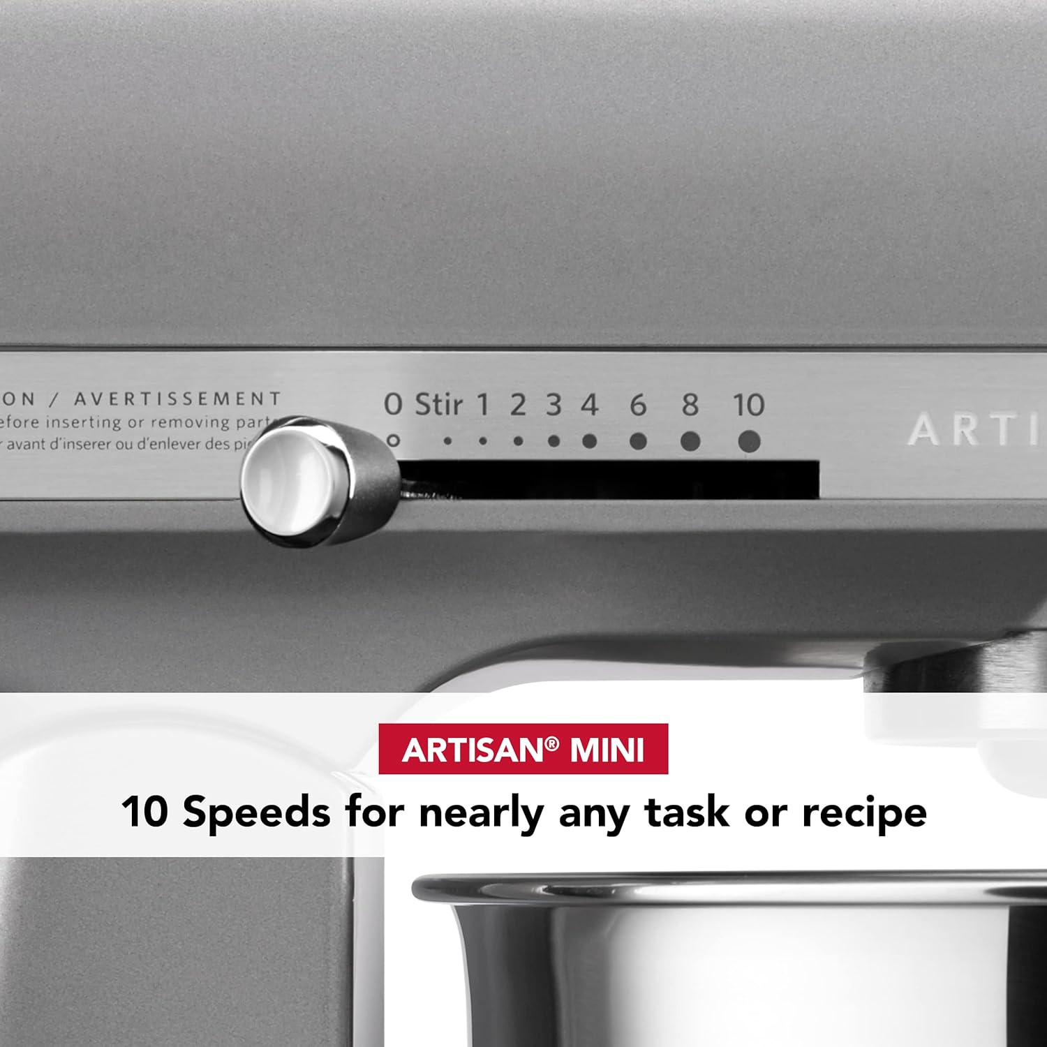 Artisan Mini 3.5 Quart, Contour Silver - Gallery 13