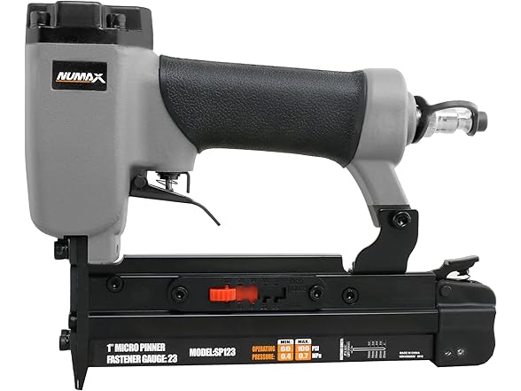 NuMax SP123 Pneumatic 23-Gauge 1" Micro Pin Nailer