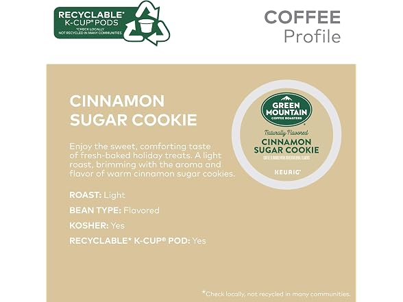 24ct Green Mountain Coffee Roasters Cinnamon Sugar