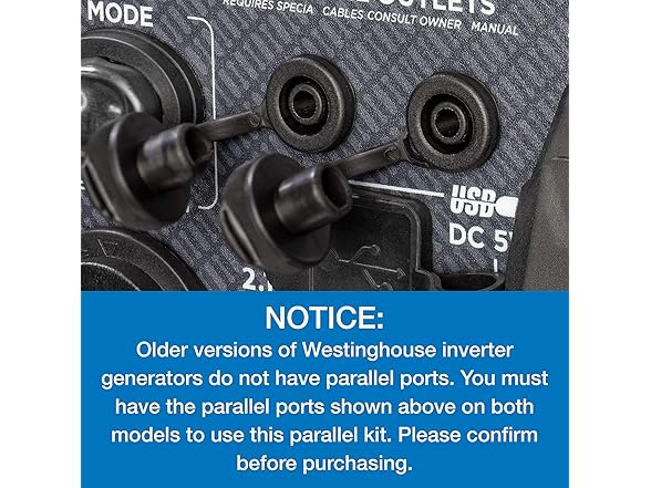 Westinghouse 50 Amp Inverter Generator Parallel Cord, 50A