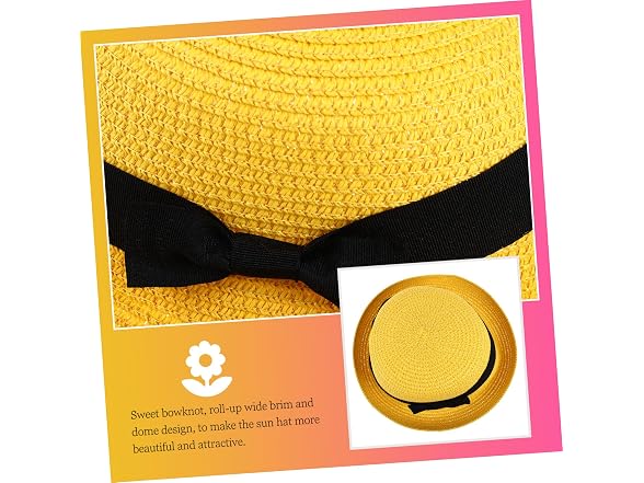 Vosarea Girls (M) Fashion Women's Bowknot Wide Cap