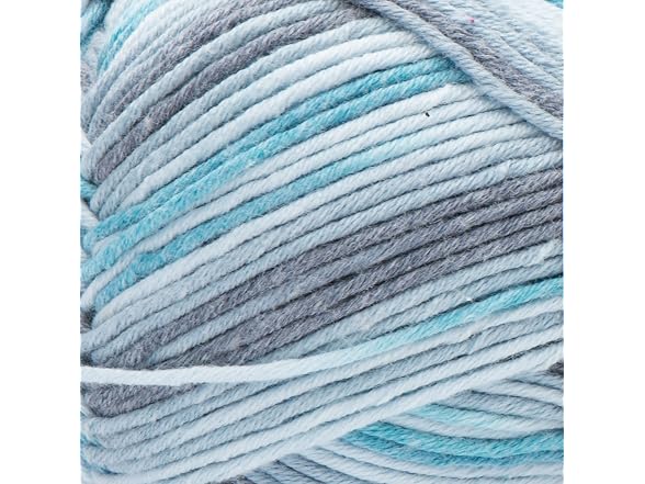 Bernat Softee Cotton Yarn for Crocheting Soft, Blue Waves