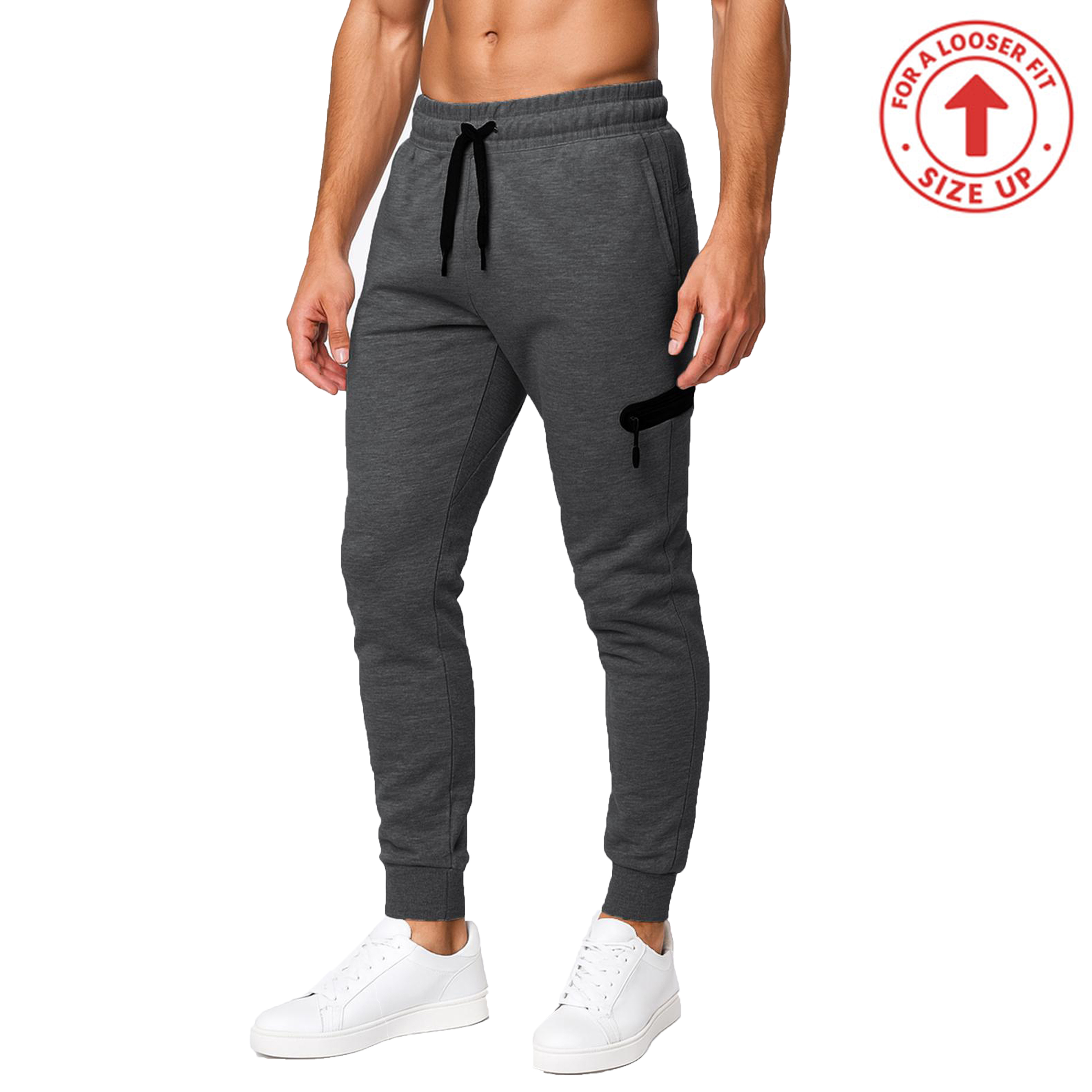 (1 or 2Pk) Mens Tech Fleece Jogger Pants - Gallery 21