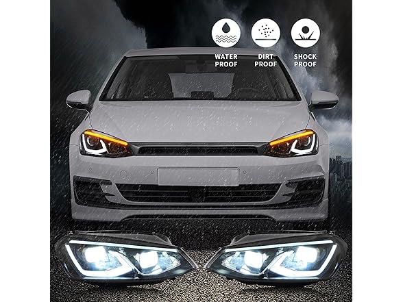 VLAND Start-up Blue LED Headlights