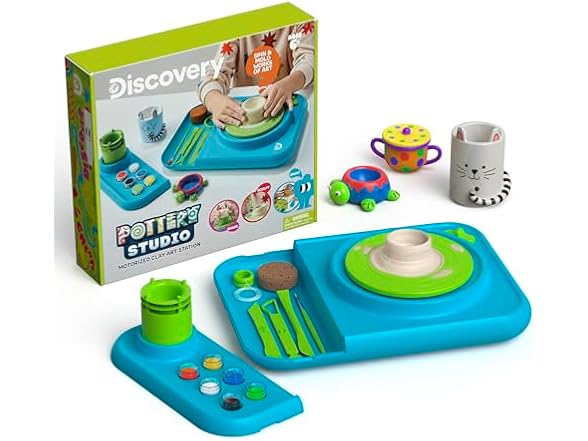 Discovery Pottery Studio Motorized Clay Art Station