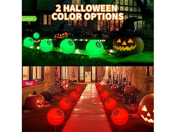 5 Pack Solar Halloween Lights