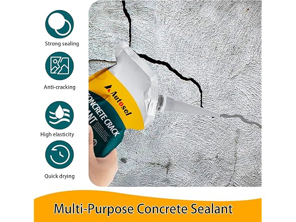 Autosel Concrete Crack Filler 2Pcs