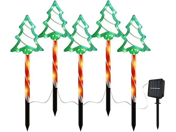 Generic 5pc Solar Pathway Lights
