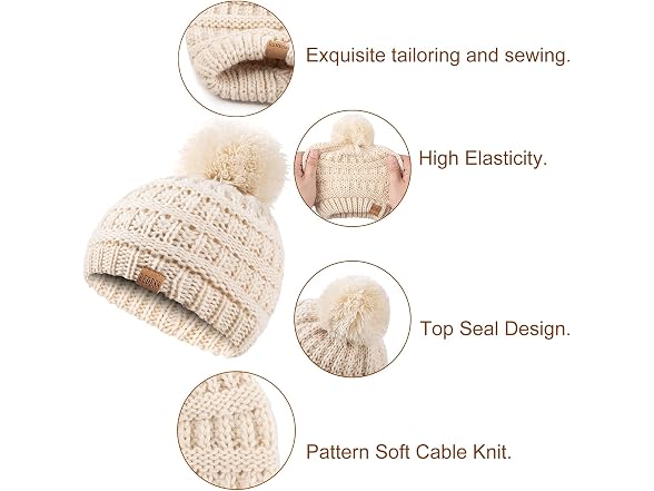 Redess Girls (0-3T) Baby Kids Winter Hats