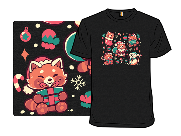Festive Red Pandas