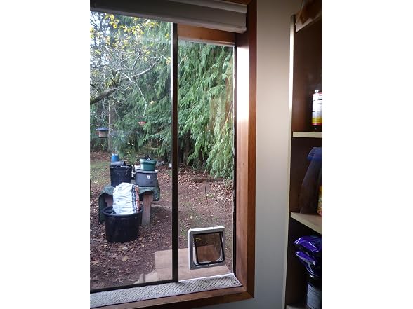 Custom Cat Door Window Insert