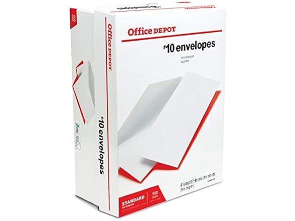 Office Depot All-Purpose Envelopes, #10 (4 1/8in. x 9 1/2in.)
