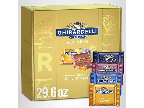 Ghirardelli Holiday Choc Squares Assortm