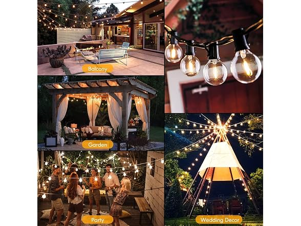 Brightever B0C1ZBG3F2 Outdoor String Light 150FT
