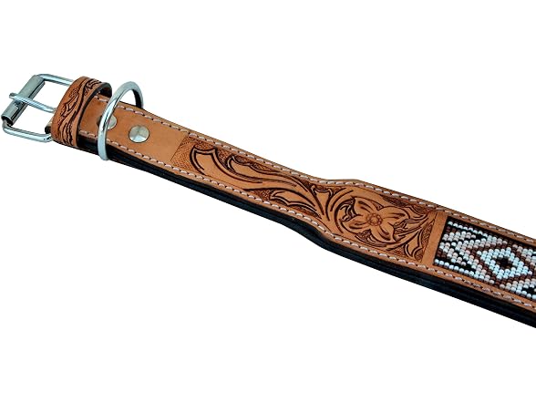 Affilare Leather Dog Collar Western Style He
