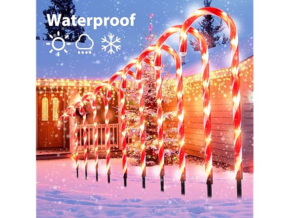 Brightown 24.5" Candy Cane Lights