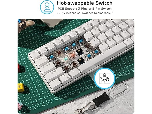 RK RK61 Wireless 60% Mechanical Keyboard
