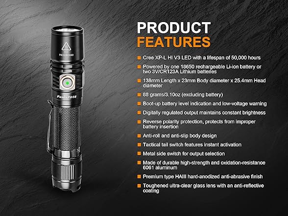 Fenix PD35 V3.0 Flashlight
